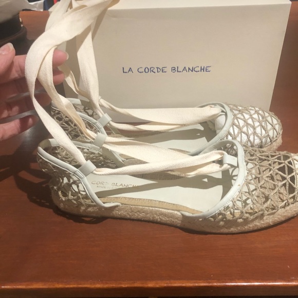 Italian mesh espadrille slightly worn - Picture 4 of 6